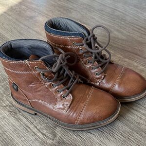 Sonoma Tan Kids Lace-Up Boots